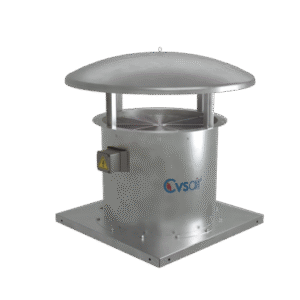 horizontal axial roof fan