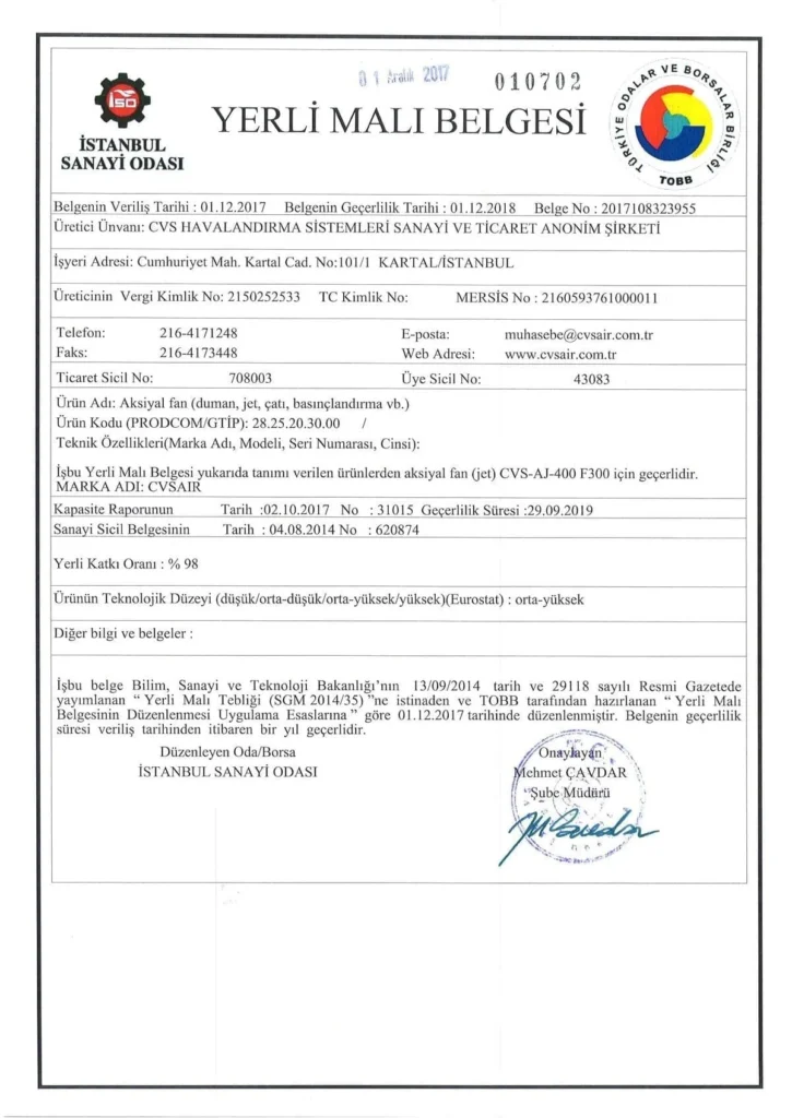 thumbnail of Cvsair local tax certificate