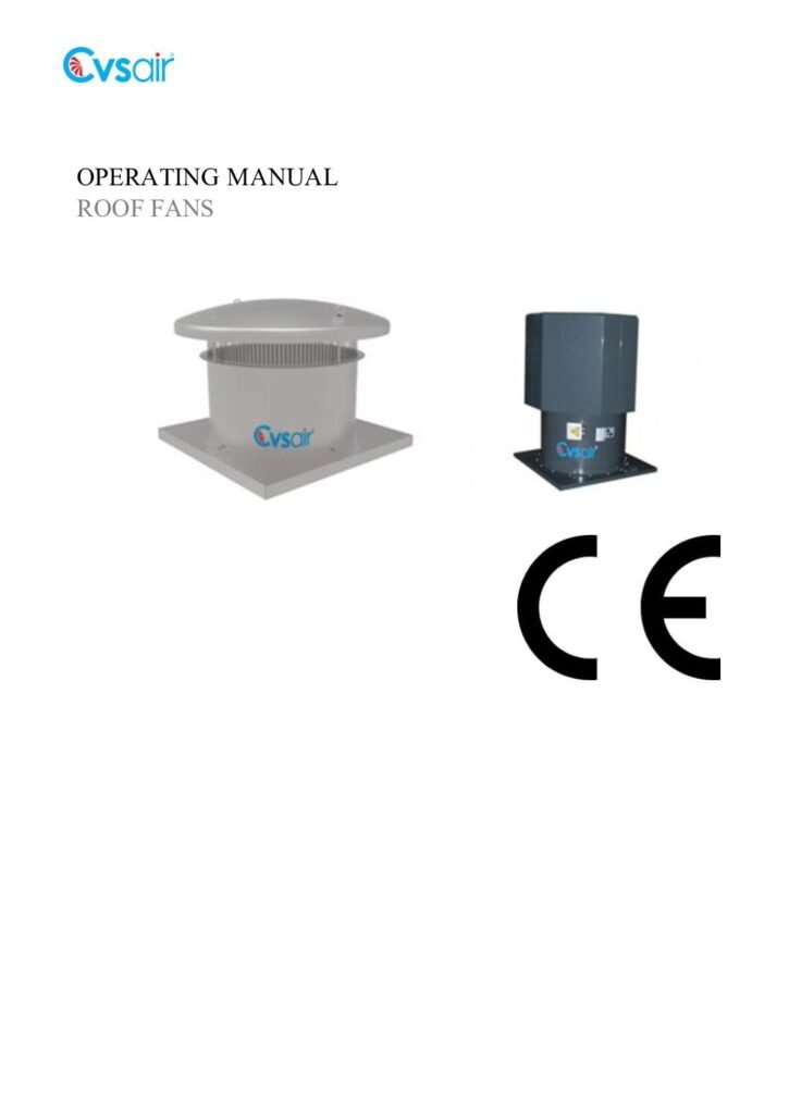 thumbnail of Roof fan manual CVS